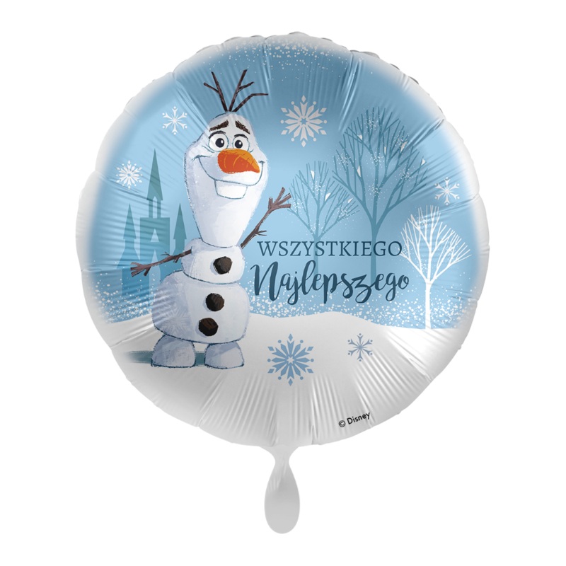Wave Olaf birthday balloon -POL 45cm