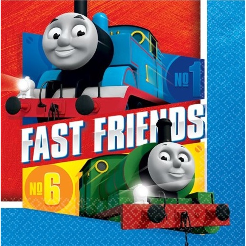 16 Thomas Fast Friends napkins 33cm