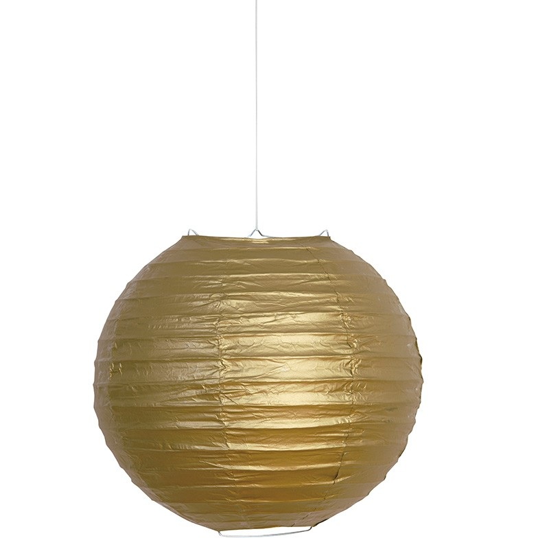 Lampion Lantern Partynight Gold 25cm