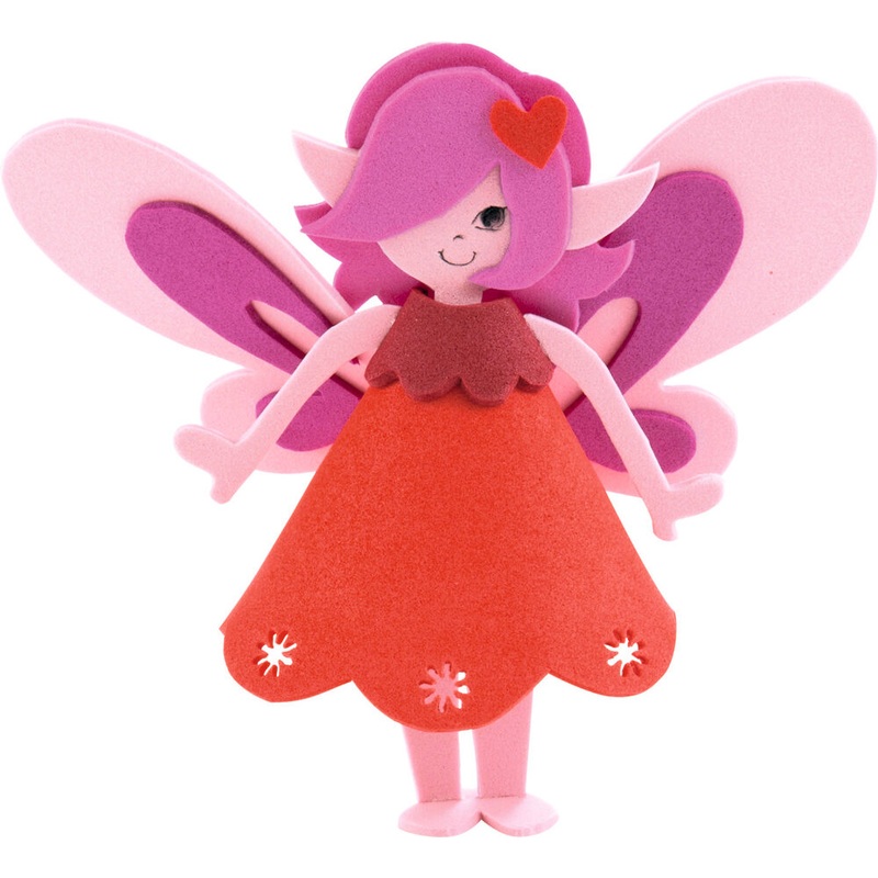 Moosgummi altrosa 20x29cm 10 Blatt