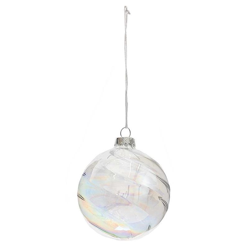 Mother of pearl glass ball 8cm