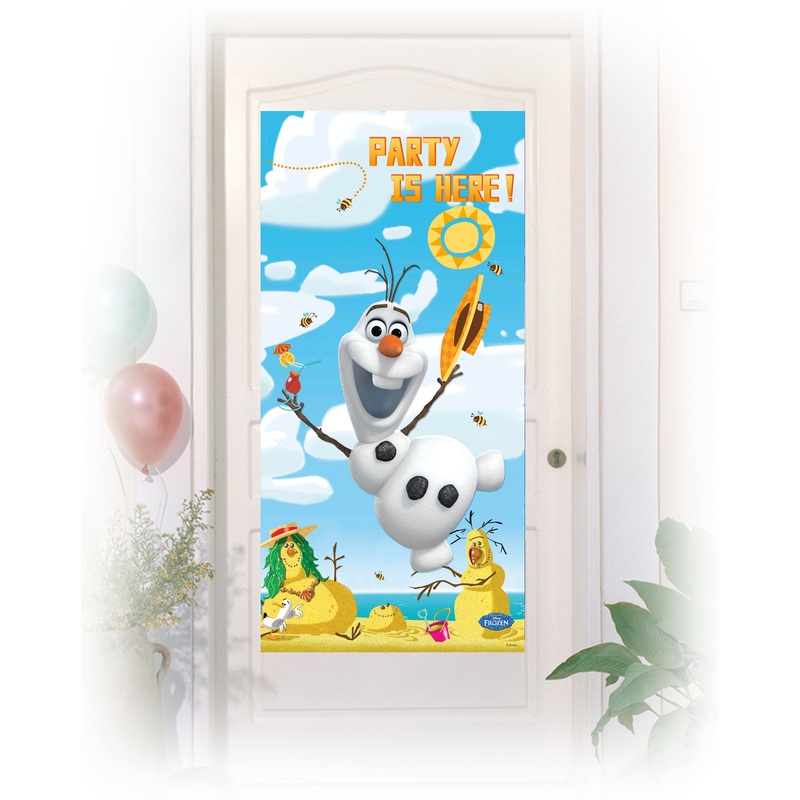 Olaf's summer fun door poster 75cm x 1.5m