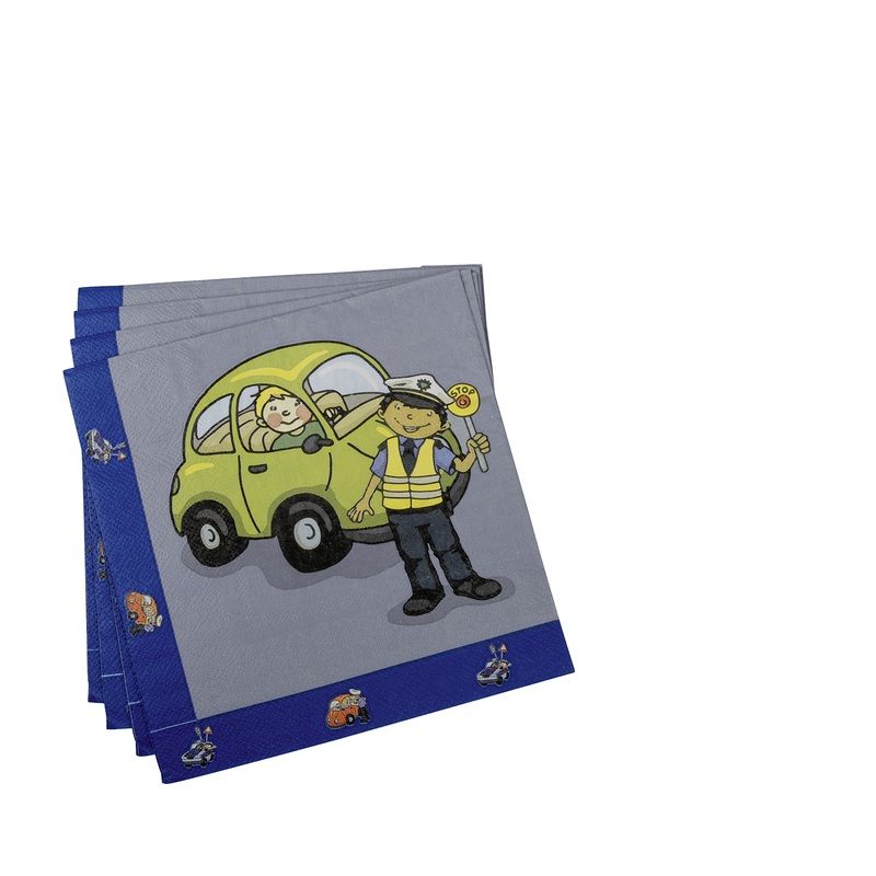 Police service napkin 33x33cm