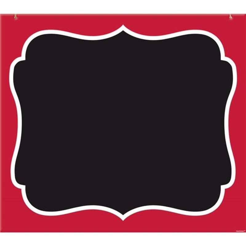 Red chalkboard sign 35 x 40cm