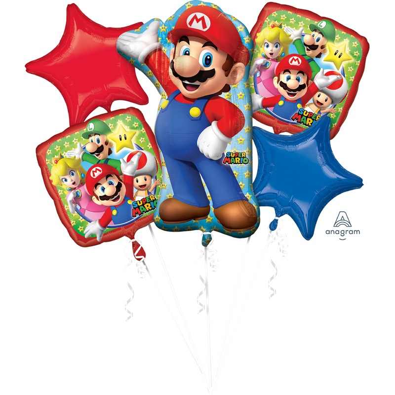 Super Mario Bros. Foil Balloon Set