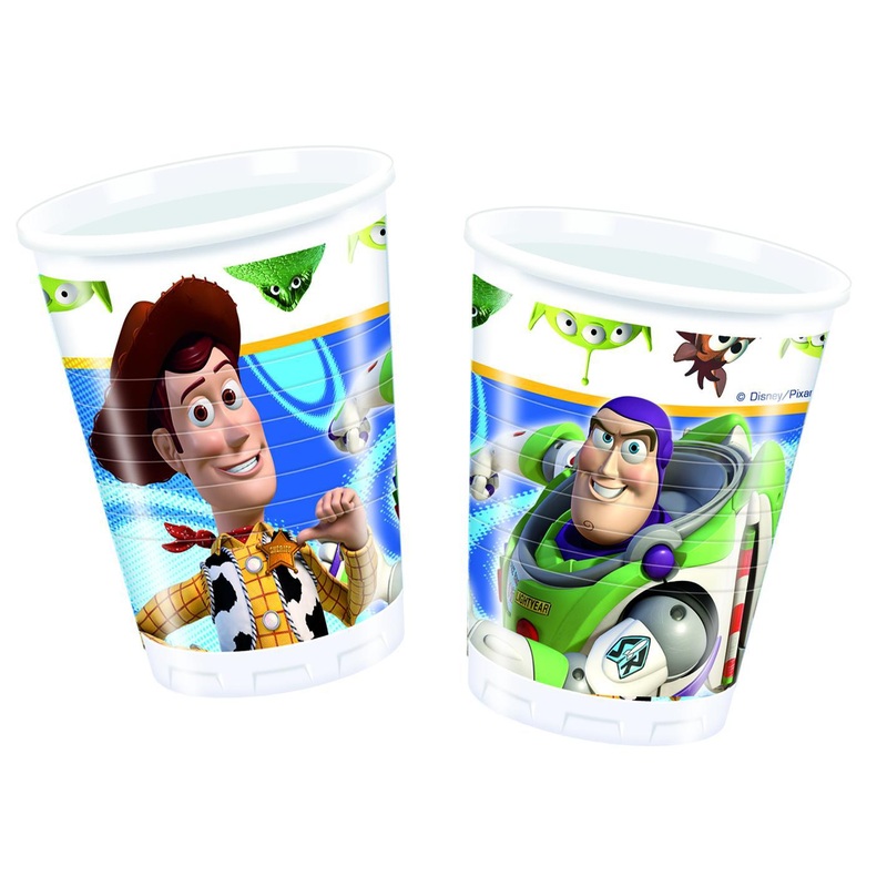Toy Story Power plastic cups set of 10