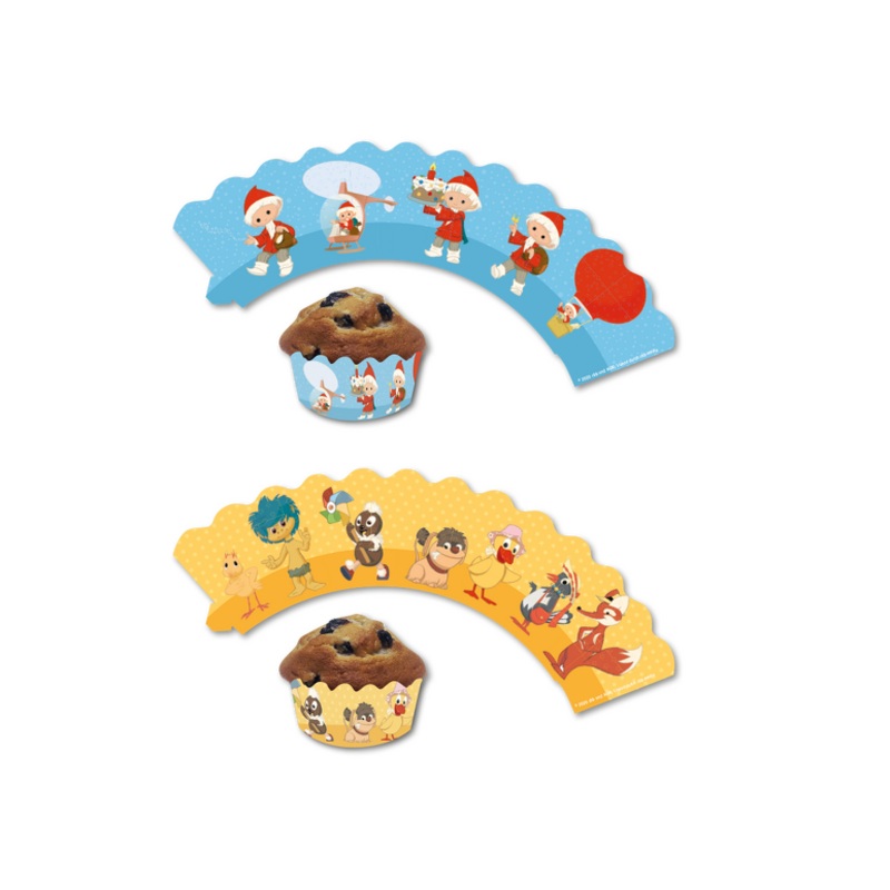 12 sandman muffin banderoles