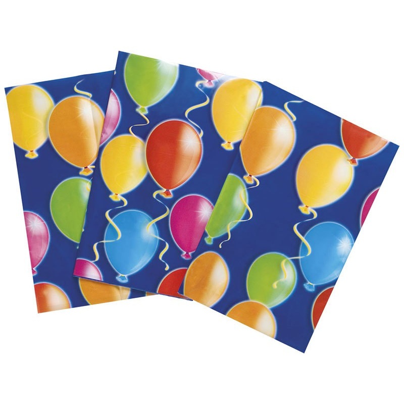 Crazy balloon party tablecloth 1.8 x 1.2m