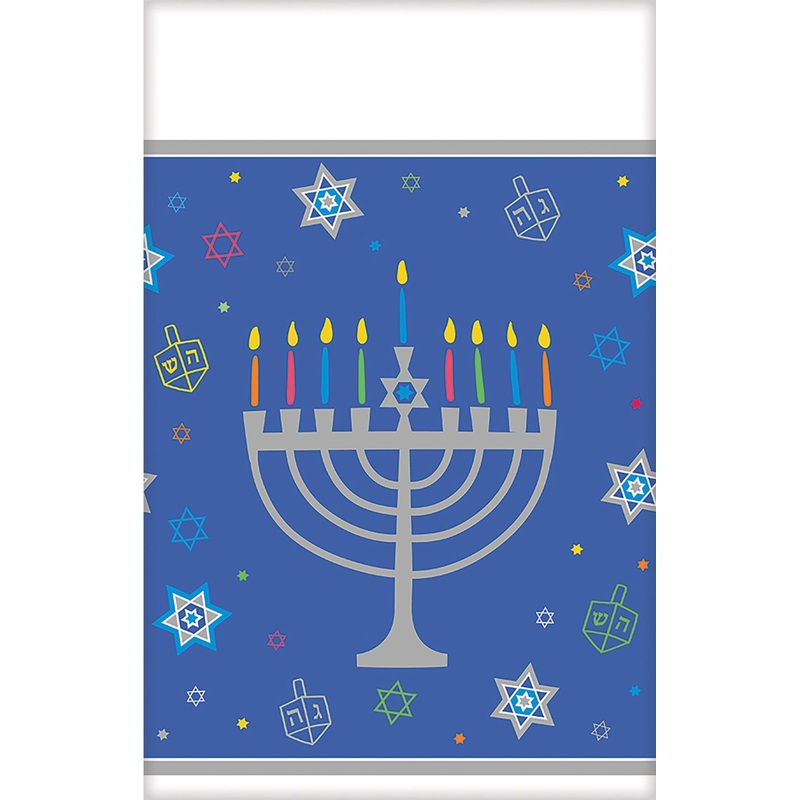 Hanukkah tablecloth 2.43 x 1.37m