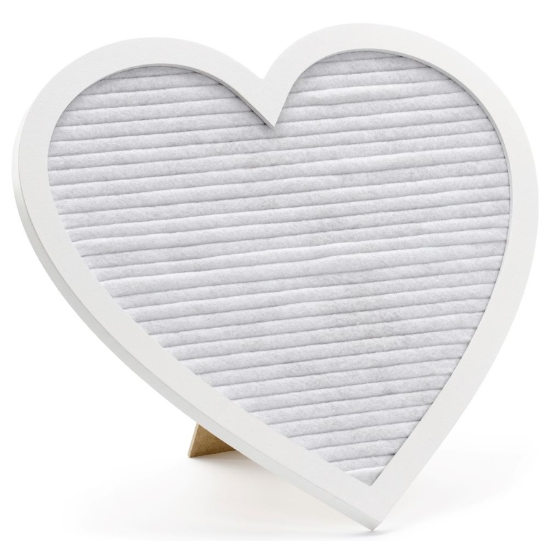 Heart shape pegboard 31 x 29cm