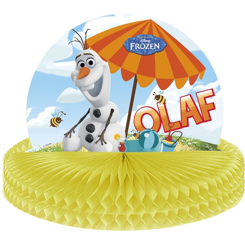 Olaf's summer fun honeycomb ball display 30 x 30cm