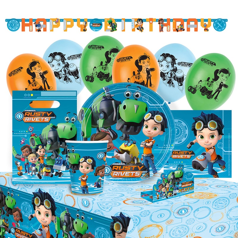 Party set Rusty Rivets 56 pieces