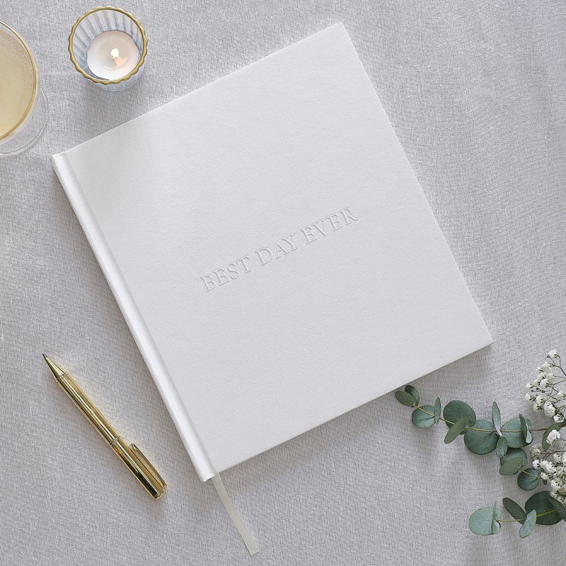 Pre-printed guest book Modern Luxe 21.5cm