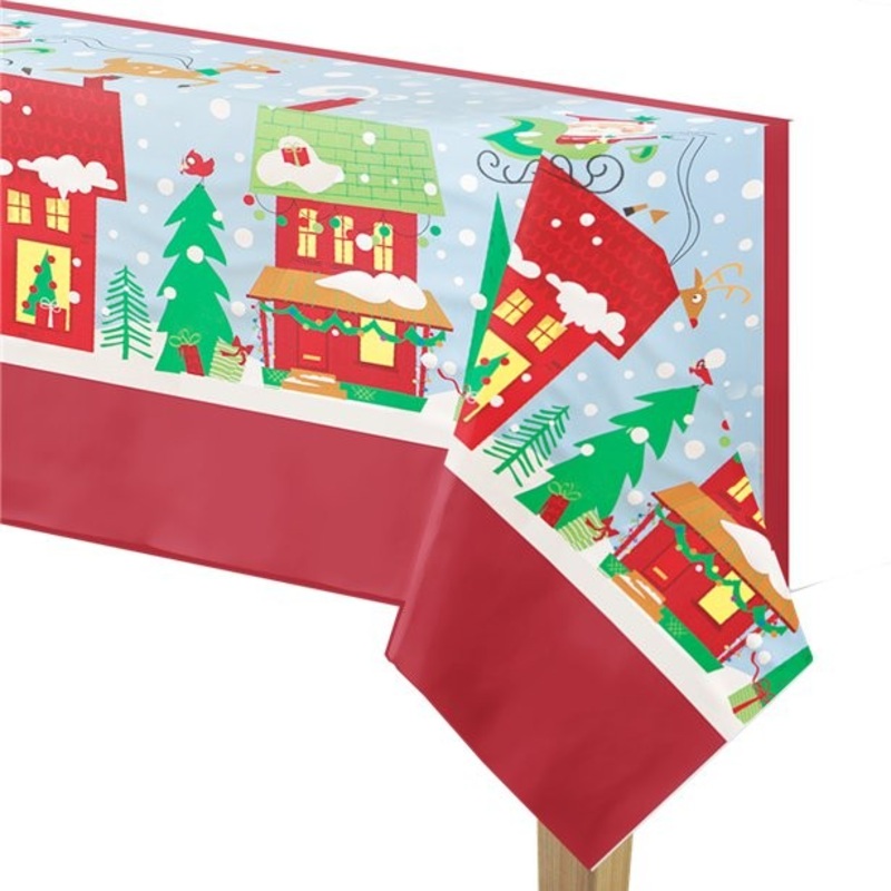 Santa Claus Plastic Table Cover 1.4m x 2.1m