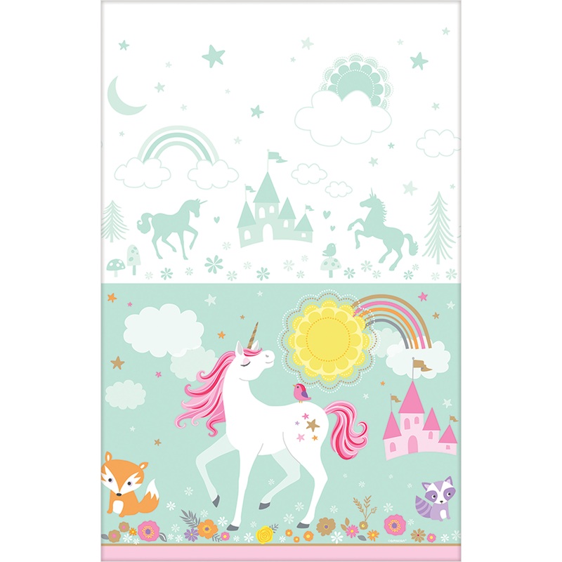 Tablecloth dreamy unicorn 137 x 259cm