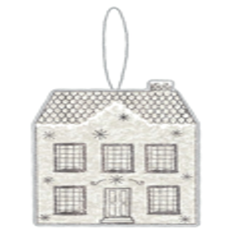 Tree decoration - Glittering house