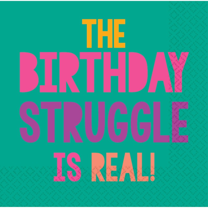16 Birthday Vibes Napkins 33cm