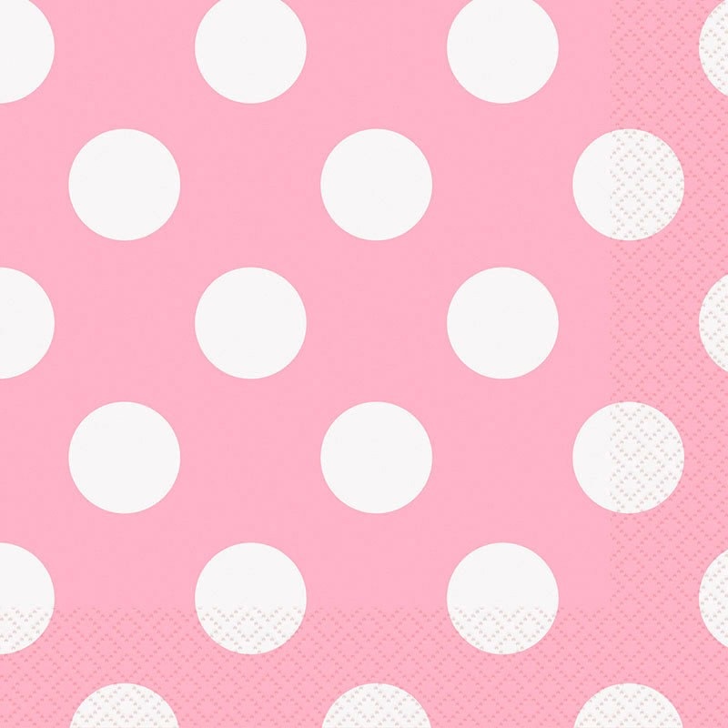 16 party napkins Tiana light pink 33cm