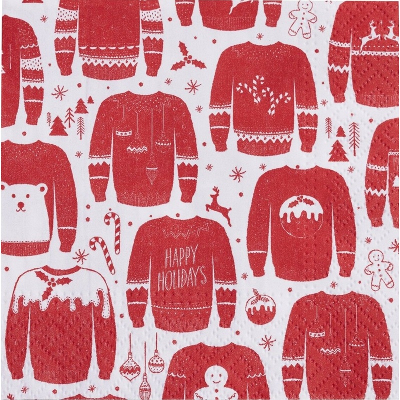 20 Nordic Christmas napkins 33cm