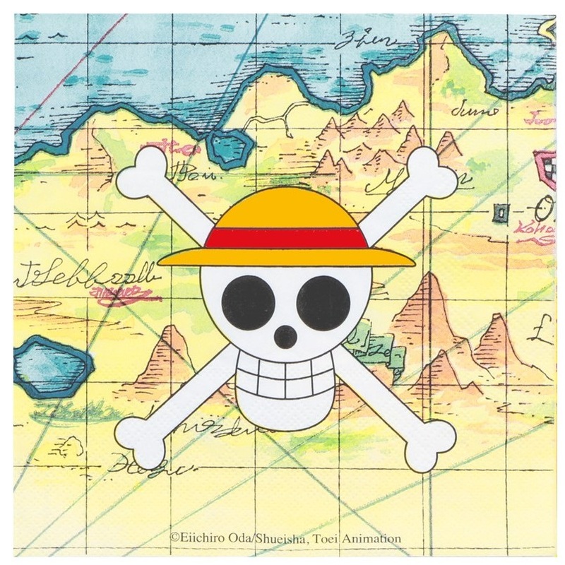 20 One Piece napkins 33cm