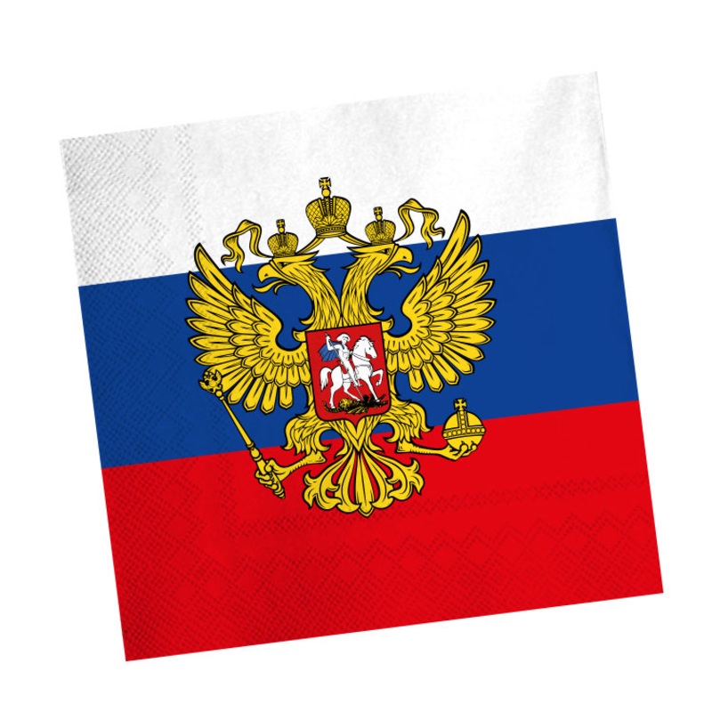 20 Russia napkins 33cm