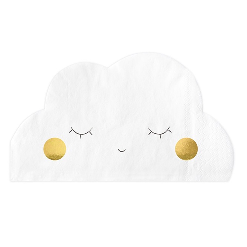20 sweet clouds napkins 32 x 19cm