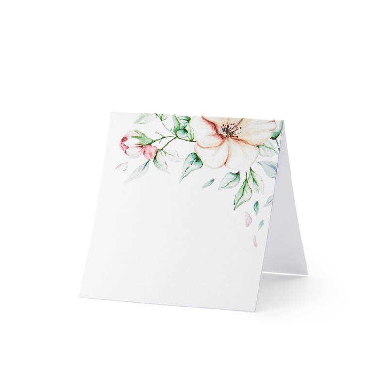 25 cherry blossom place cards 7 x 7.5cm