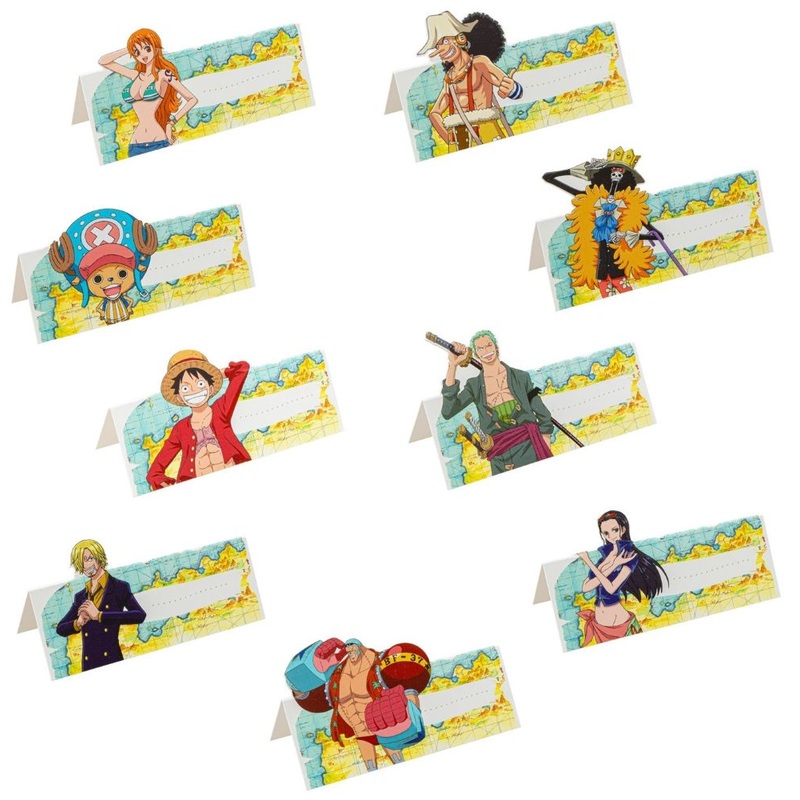 9 One Piece place cards