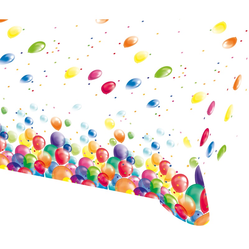Balloon Carnival tablecloth 1.8 x 1.2m