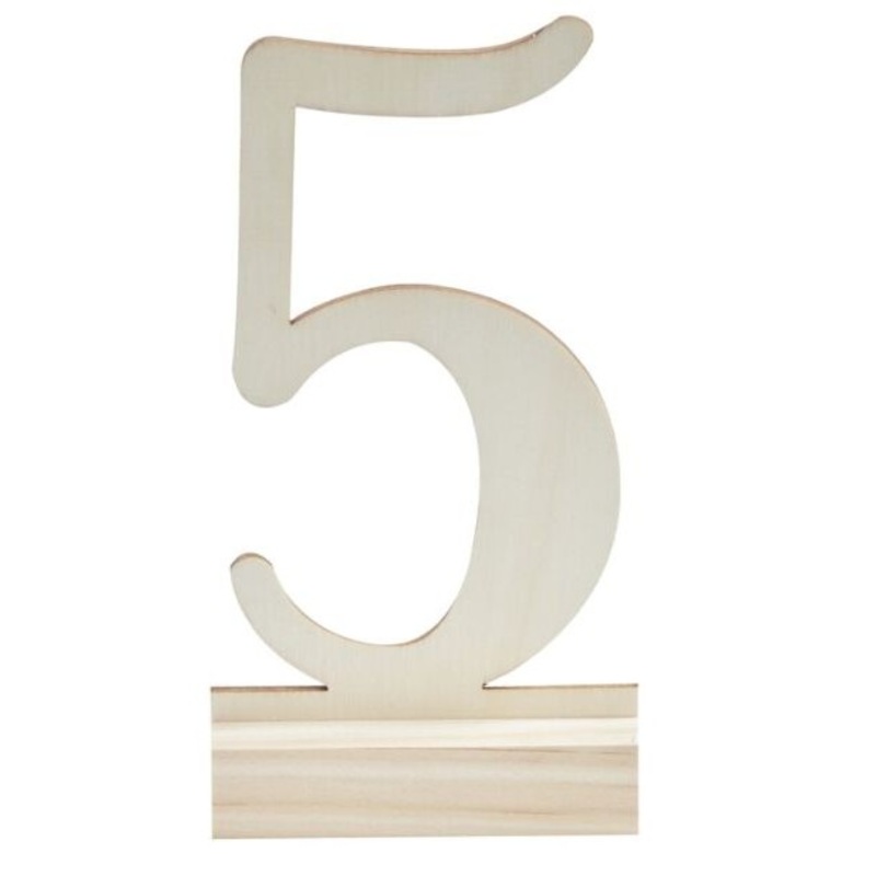 Fairy tale wedding wood table numbers 1-12
