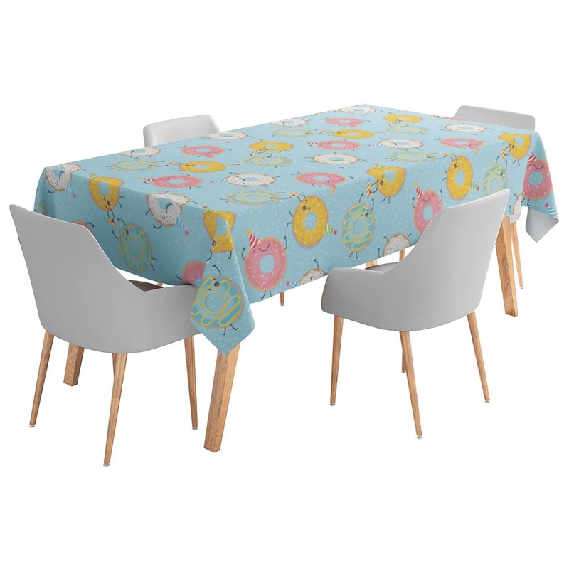 Happy Donut paper tablecloth 1.8m
