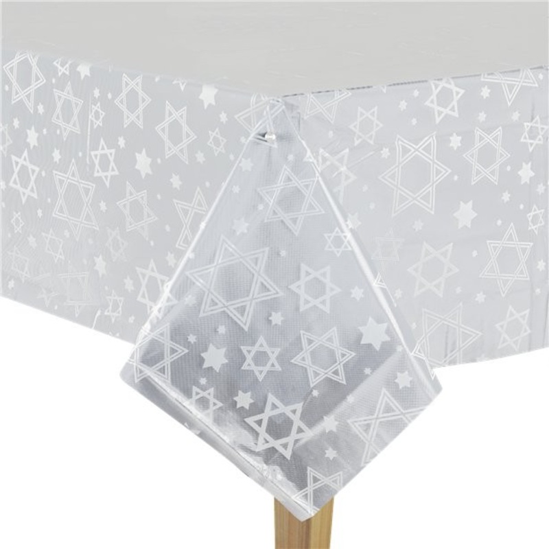 Happy Hanukkah tablecloth 2.7 x 1.4m