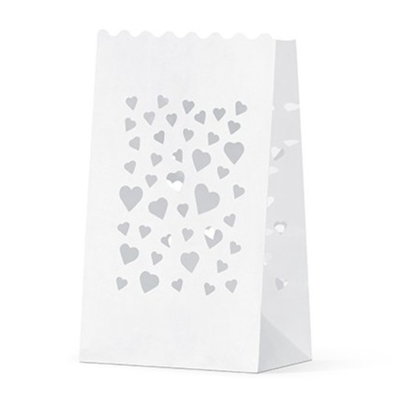 10 lantern candle bags 12 x 7 x 19cm