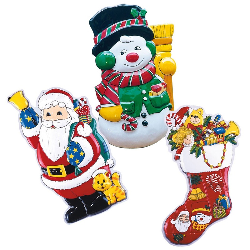 3 Christmas pictures 15 x 30cm
