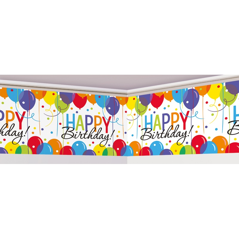 Birthday balloon party wall backdrop 12.2m