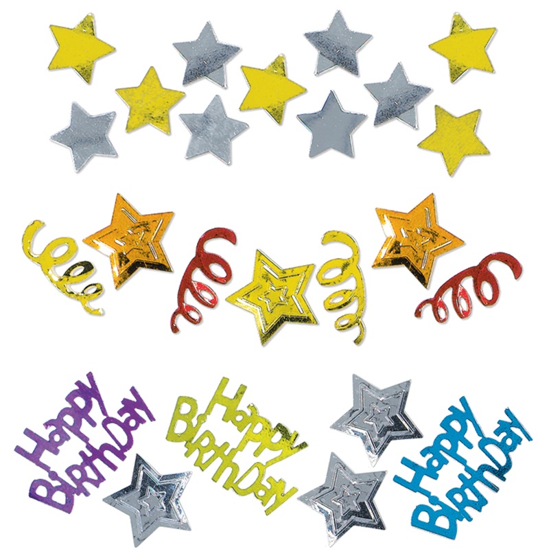 Birthday confetti star of the party 34g