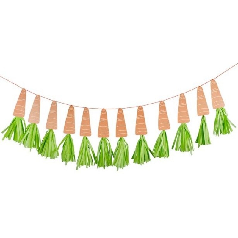 Carrots tassel garland