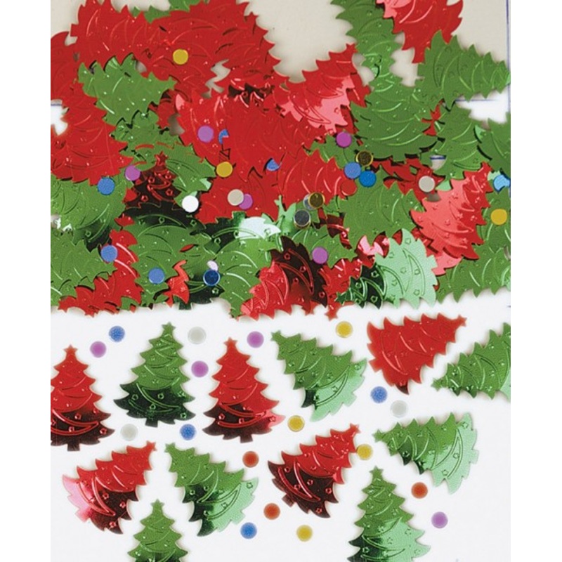 Christmas Tree Metallic Confetti 14g