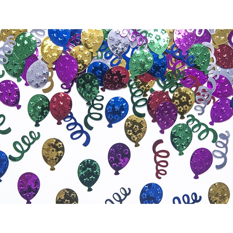 Colorful metallic party balloon sprinkle decoration 15g