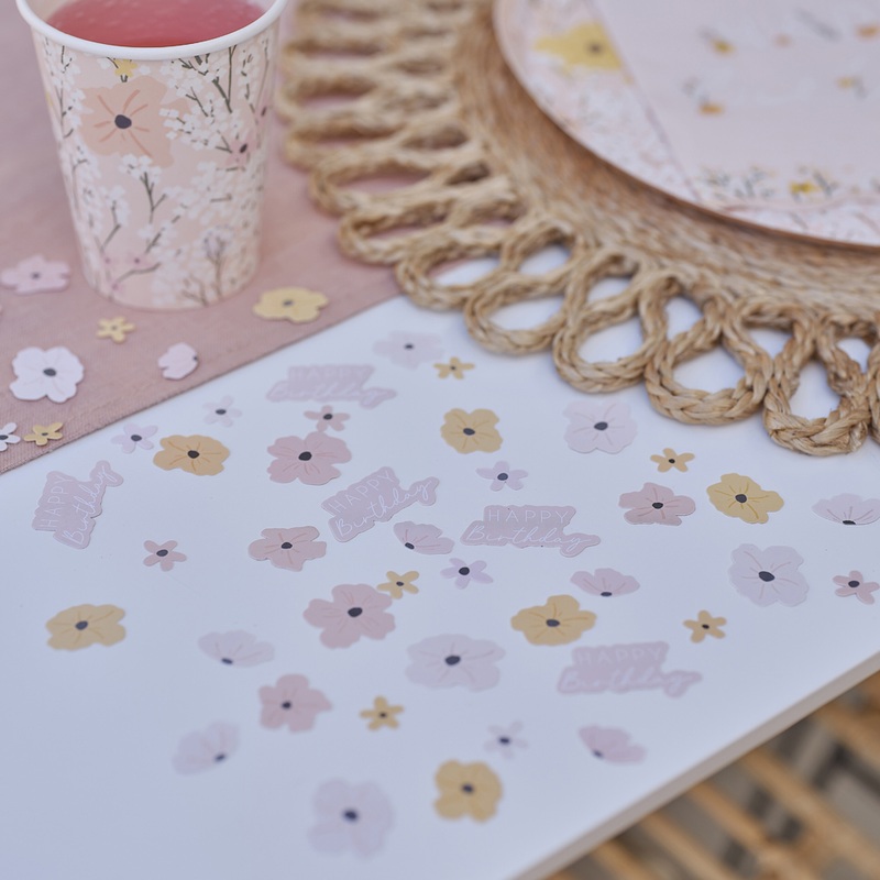 Colorful sea of flowers confetti 13g