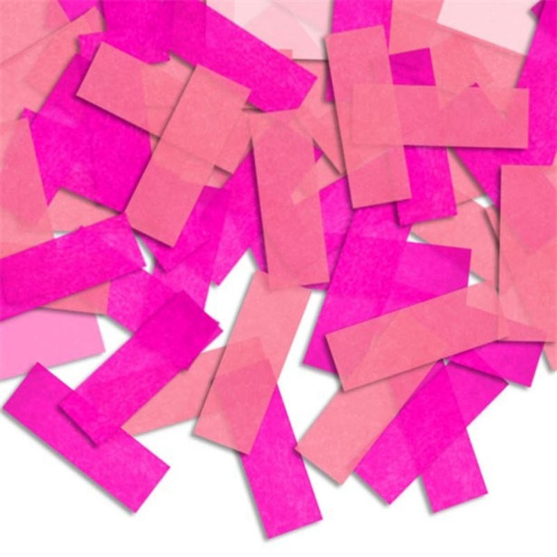 Confetti for piata filling pink-pink