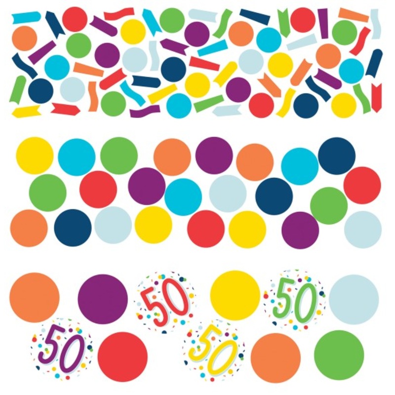 Confetti party 50th birthday confetti 34g