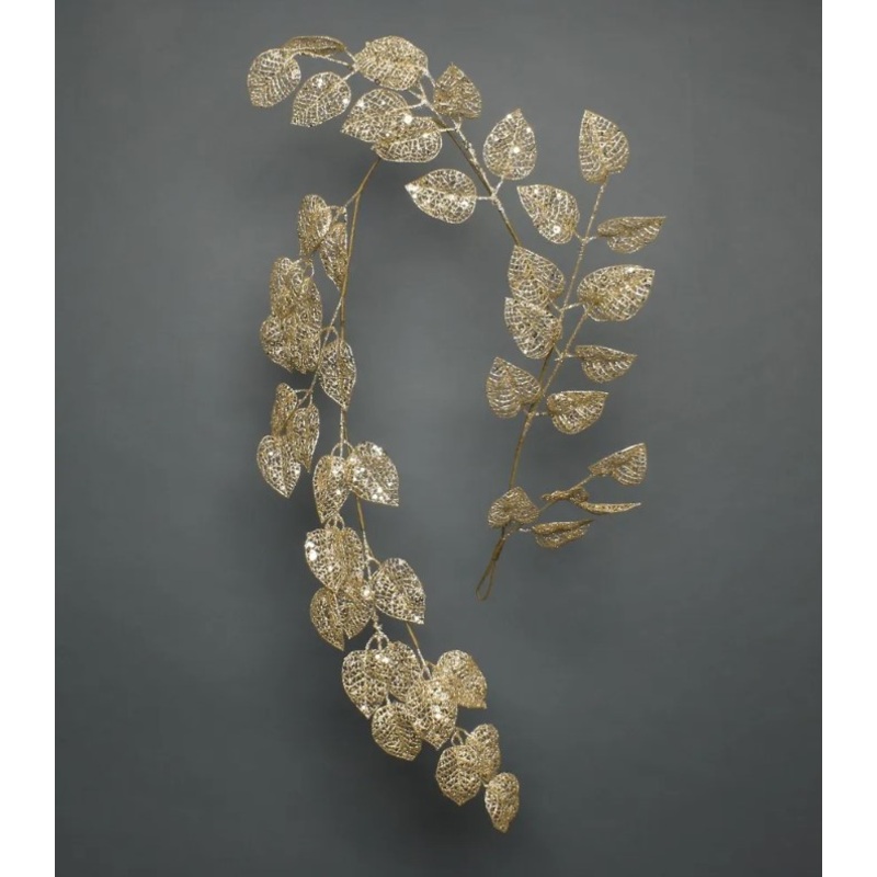 Golden glitter garland 1.5m