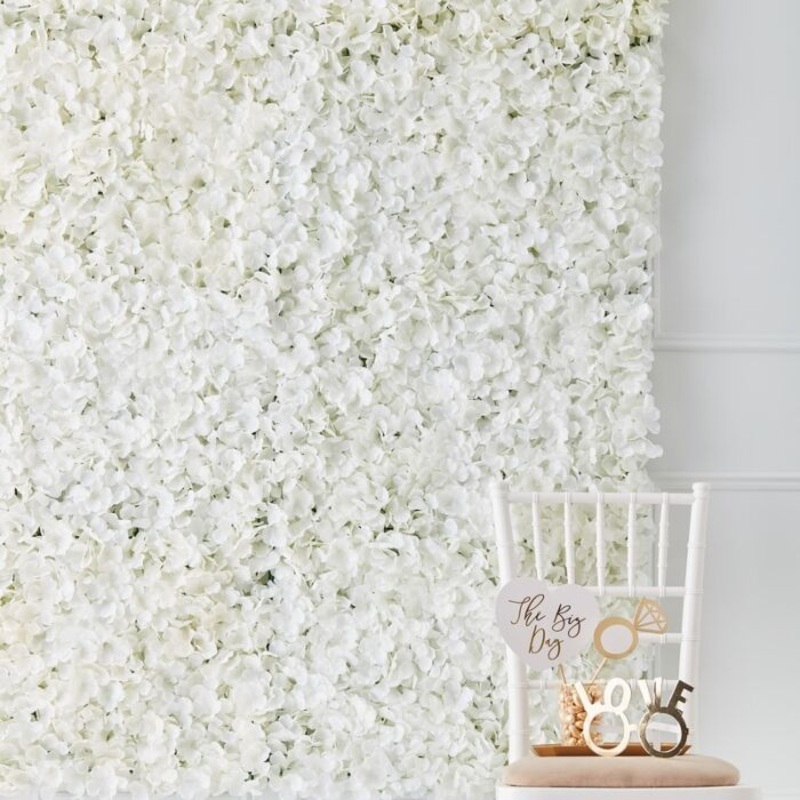 Golden Wedding Hydrangea Background