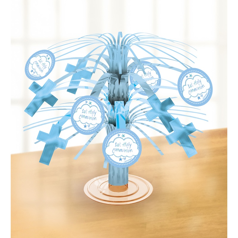 Mini table fountain communion blue 19cm