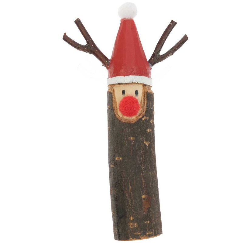 Reindeer decoration figure made of wood