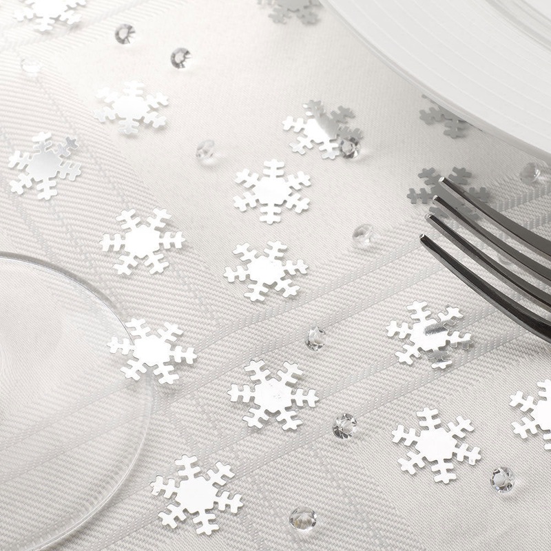 Snowflakes and diamonds sprinkle decoration 28g