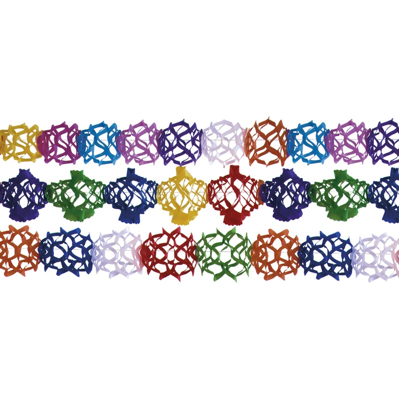 3-piece net garland set 12-18x400cm