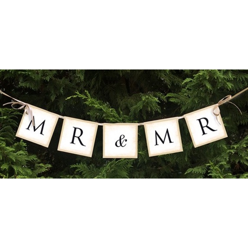 Banner Mr And Mr 64cm