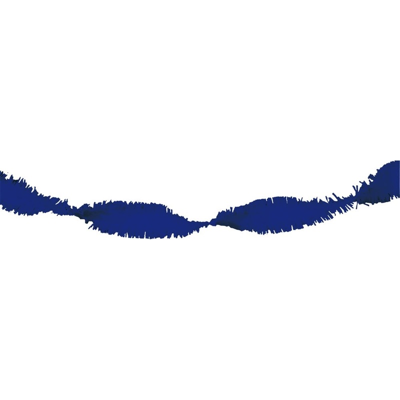 Blue fringe garland 24m